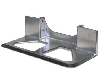 Cast Aluminum Recessed Heel Available in 14” & 18”
